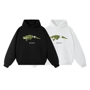 Luxury AAA Palm Angels Hoodie Black Spring Summer