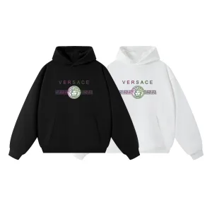 Reps Super Clone Versace Hoodie Black