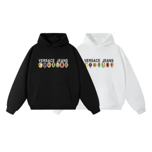 Super Clone Versace Hoodie Black