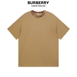 High Quality Burberry Cotton Short-Sleeved T-Shirt
